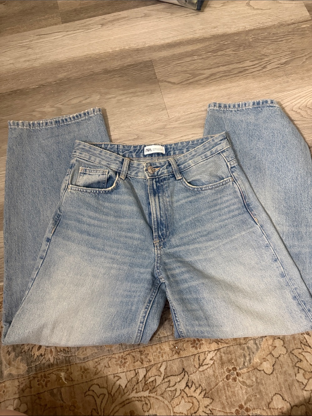 Zara Light Blue Straight Men's Jeans